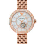 Emporio Armani Female's Rosa rose gold Stainless Steel Watch AR60065