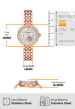 Emporio Armani Female's Rosa rose gold Stainless Steel Watch AR60065 - Image 5