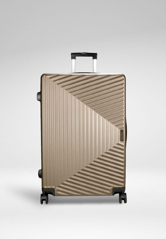 Ergonomic-Handle Hardshell Spinner 24-inch in Champagne, view 1