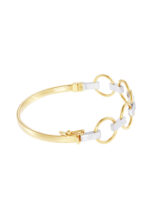 HABIB 375/9K Yellow and White Gold Bangle X3DCTB203016-YW - Image 3