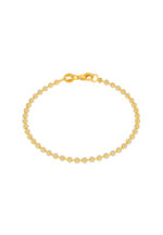 HABIB Oro Italia 916 Yellow and White Gold Bracelet (for baby) GW49830924(250BBY)BI (22K Gold) - Image 2