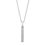 HABIB Round Diamond Necklace in 375/9K White Gold 560120723(WG)