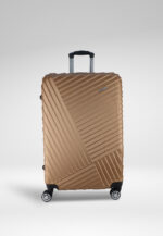 Metallic 3-Piece Hardshell Luggage Set in Gold, view 2