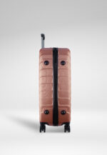 Metallic 3-Piece Hardshell Luggage Set in Rose Gold, view 5