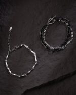 Multistrand Chain Bracelet Duo, view 1