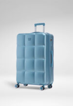 Pastel 3-Piece Hardshell Luggage Set in Light Blue, view 3