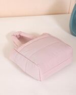 Quilted Snap Crossbody Bag in Pink, view 5