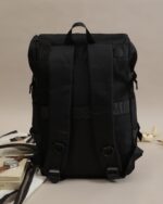 Toggle-Drawstring Rucksack in Black, view 4