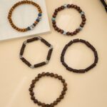 Wooden Bead Bracelet Set (5 Pieces), view 1
